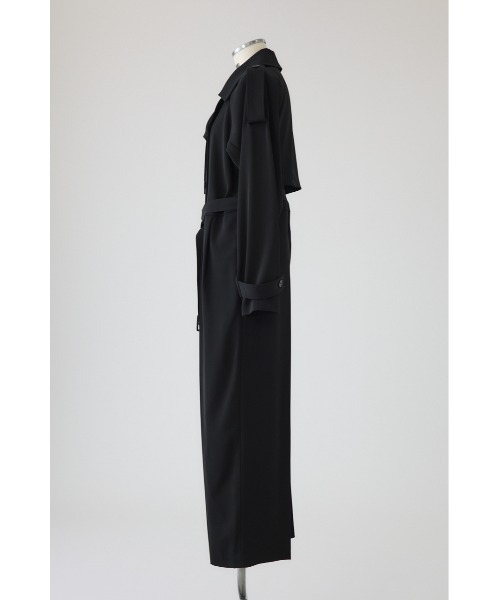 RIM.ARK(リムアーク)の「Trench detail all in one トレンチディティールオールインワン(つなぎ/オールインワン・レディース・ベージュ/ブラック/ライトカーキ・38/36)」の9枚目の写真