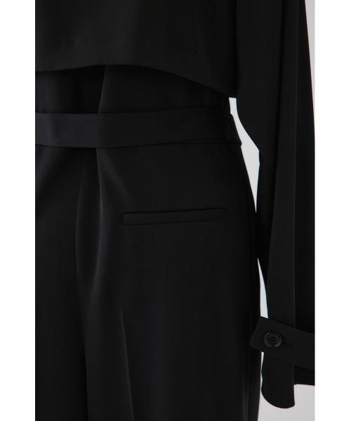 RIM.ARK(リムアーク)の「Trench detail all in one トレンチディティールオールインワン(つなぎ/オールインワン・レディース・ベージュ/ブラック/ライトカーキ・38/36)」の15枚目の写真