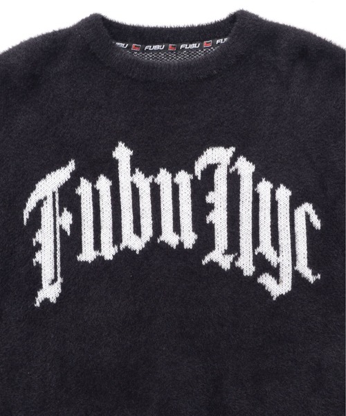 FUBU( フブ)の「FUBU フブ プルオーバー 長袖 クルーネック シャギー ニット セーター(ニット/セーター・メンズ・ライトグレー/ブラック・XL/XXL/M/L)」の16枚目の写真