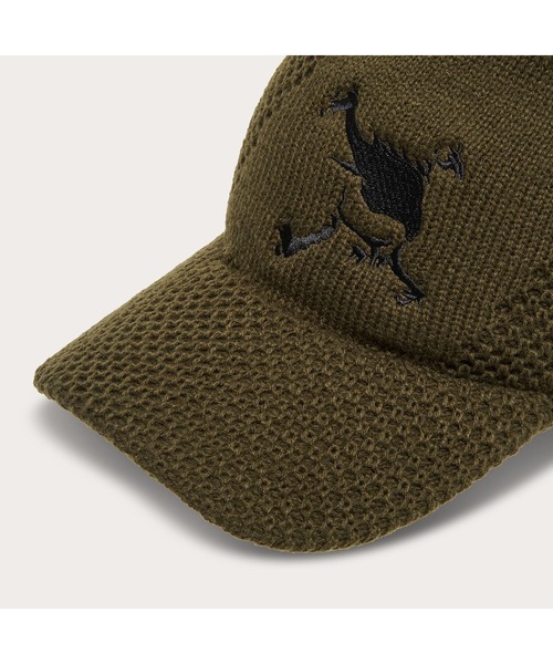 OAKLEY（オークリー）の「オークリー  SKULL BRIM BEANIE FA 24.0/ビーニー・キャップ/ゴルフ/スポーツ/OAKLEY（ニットキャップ/ビーニー・メンズ・カーキ/ネイビー・ONE SIZE）」の6枚目の写真