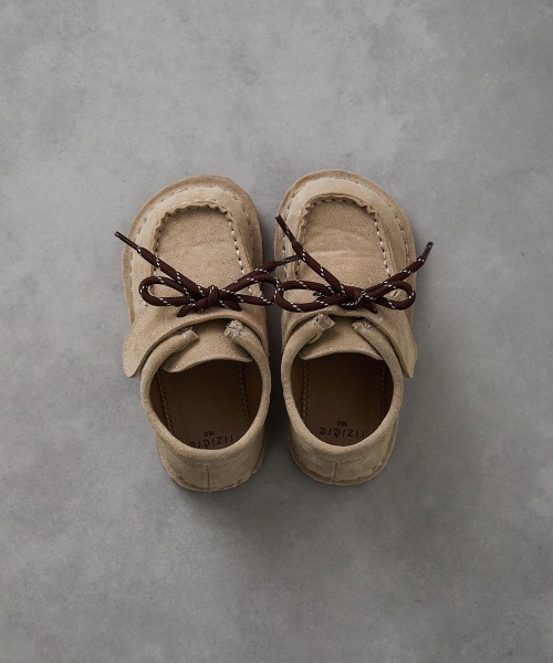riziere（リジェール）の「選べる2種のシューレース付きモカシンブーツ（モカシン/デッキシューズ・キッズ・ベージュ/ブラウン・18/17/16/15 /22/21/20/19）」の17枚目の写真