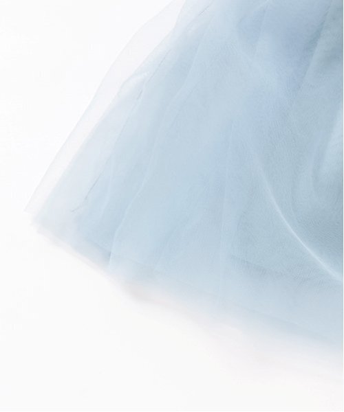 Lycee mine（リセマイン）の「チュールドッキングワンピース（ワンピース・キッズ・ブラック/ブルーグレー/ピンク・110cm/130cm/150cm/140cm/120cm/100cm）」の10枚目の写真