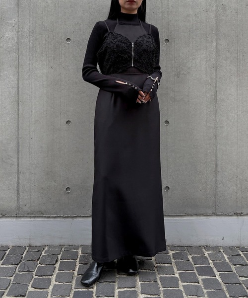 セール】【&g'aime】ビスチェレイヤードワンピース Bustier Layered