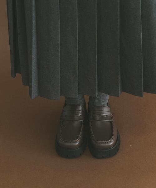 ITEMS URBANRESEARCH(アイテムズ アーバンリサーチ)の「スクエアローファー(ローファー・レディース・ブラウン/ブラック・SMALL/MEDIUM/LARGE)」の9枚目の写真