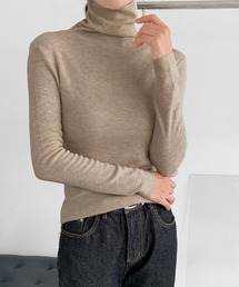 タートルネック ニット プルオーバー