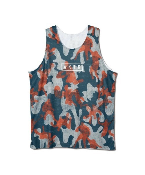 AKTR(アクター)の「AKTR PLAY CAMO REVERSIBLE TANK(アクター プレイ カモ リバーシブル タンク)(タンクトップ・メンズ・ホワイト系/ネイビー系・X-LARGE/XX-LARGE/MEDIUM/LARGE)」の13枚目の写真