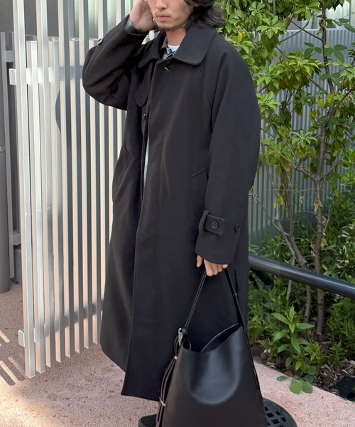 DRAW(ドロー) / テックメルトンシングルビッグコート（ステンカラー