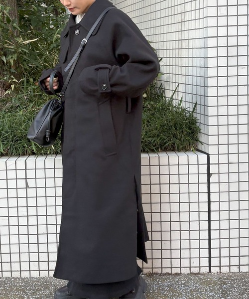 DRAW(ドロー) / テックメルトンシングルビッグコート（ステンカラー