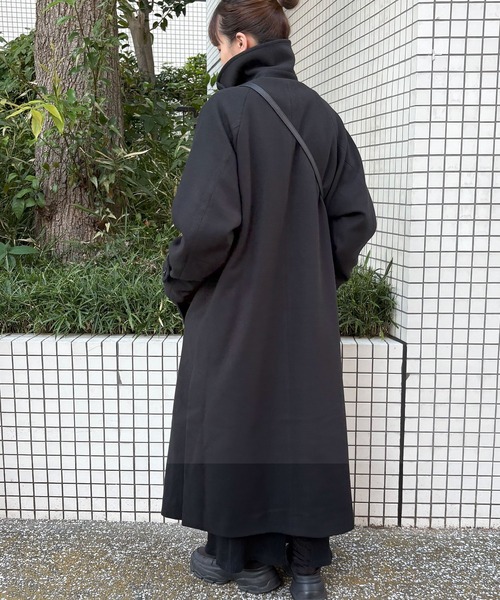 セール】DRAW(ドロー) / テックメルトンシングルビッグコート（ステン
