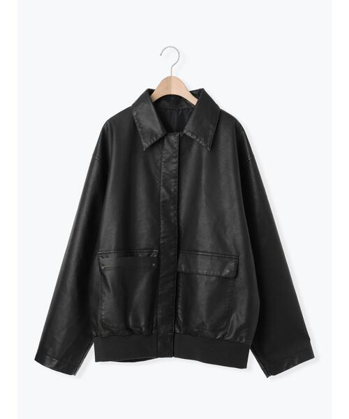 ⭐︎美品⭐︎ marka ブルゾン ブラック　サイズ2 フェイクレザーブルゾン（ブルゾン）｜SM2（エスエムツー）の