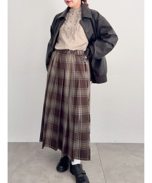 SM2（エスエムツー）の「フェイクレザーブルゾン（ブルゾン・レディース・ブラック/ブラウン・F）」の10枚目の写真