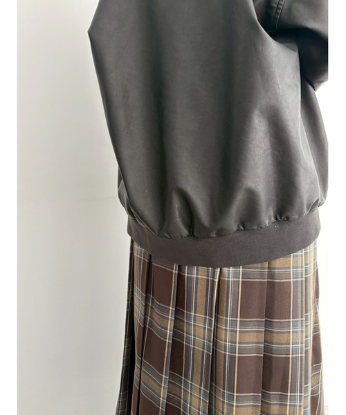 SM2（エスエムツー）の「フェイクレザーブルゾン（ブルゾン・レディース・ブラック/ブラウン・F）」の8枚目の写真