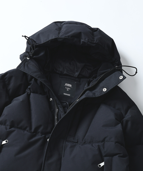 JOURNAL STANDARD（ジャーナルスタンダード）の「LASKAair / ラスカ エアー フード ダウン（ダウンジャケット/コート・メンズ・レンガ/サックスブルー/ブラック/グレー・LARGE/MEDIUM/SMALL）」の5枚目の写真