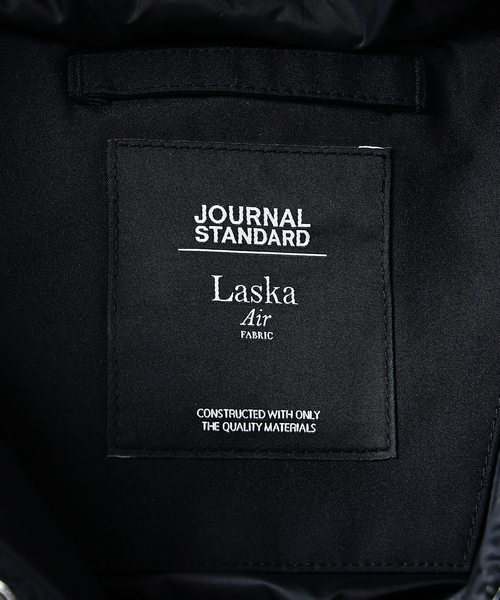 JOURNAL STANDARD（ジャーナルスタンダード）の「LASKAair / ラスカ エアー フード ダウン（ダウンジャケット/コート・メンズ・レンガ/サックスブルー/ブラック/グレー・LARGE/MEDIUM/SMALL）」の7枚目の写真