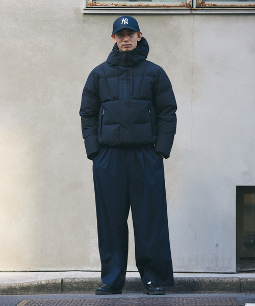 JOURNAL STANDARD（ジャーナルスタンダード）の「LASKAair / ラスカ エアー フード ダウン（ダウンジャケット/コート・メンズ・レンガ/サックスブルー/ブラック/グレー・LARGE/MEDIUM/SMALL）」の16枚目の写真