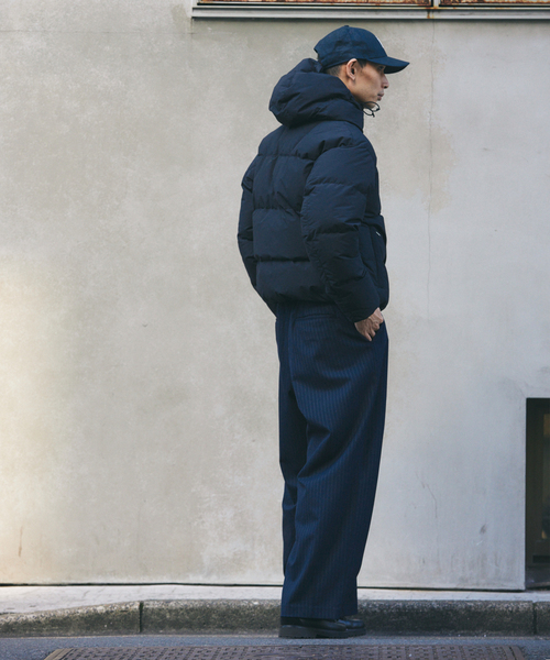 JOURNAL STANDARD（ジャーナルスタンダード）の「LASKAair / ラスカ エアー フード ダウン（ダウンジャケット/コート・メンズ・レンガ/サックスブルー/ブラック/グレー・LARGE/MEDIUM/SMALL）」の18枚目の写真