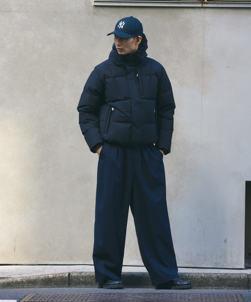 JOURNAL STANDARD（ジャーナルスタンダード）の「LASKAair / ラスカ エアー フード ダウン（ダウンジャケット/コート・メンズ・レンガ/サックスブルー/ブラック/グレー・LARGE/MEDIUM/SMALL）」の19枚目の写真