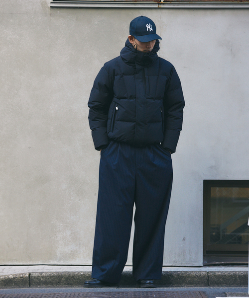 JOURNAL STANDARD（ジャーナルスタンダード）の「LASKAair / ラスカ エアー フード ダウン（ダウンジャケット/コート・メンズ・レンガ/サックスブルー/ブラック/グレー・LARGE/MEDIUM/SMALL）」の20枚目の写真