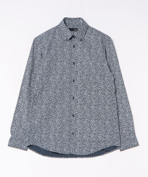 TAKA-Q(タカキュー)の「シャツ メンズ 長袖 ストレッチ 綿混 プリント ボタンダウン (シャツ/ブラウス・メンズ・ホワイト/ネイビー・MEDIUM/LARGE/X-LARGE)」の14枚目の写真