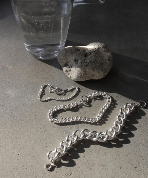 Soierie(ソワリー)の「ユーティリティ ブレスレット (3Set) / Utility bracelet (3P) /Unisex line(ブレスレット・レディース・シルバー・FREE)」の2枚目の写真