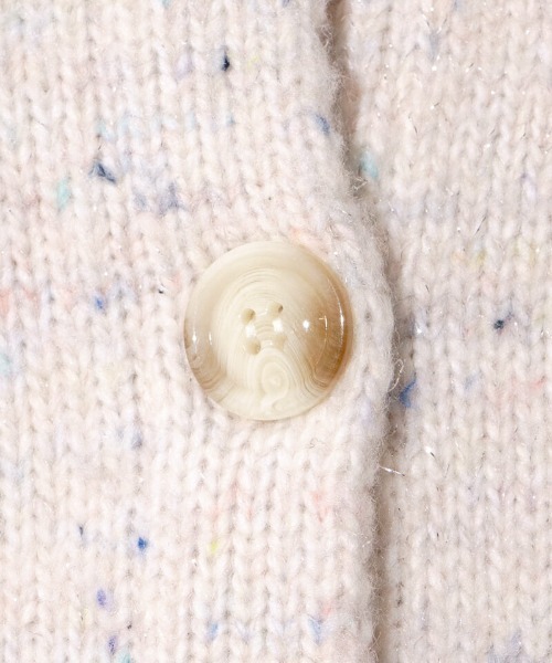 flower（フラワー）の「ポッピングファンシーニット（カーディガン/ボレロ・レディース・アイボリー/ベージュ・FREE）」の5枚目の写真