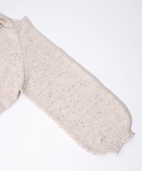 flower（フラワー）の「ポッピングファンシーニット（カーディガン/ボレロ・レディース・アイボリー/ベージュ・FREE）」の8枚目の写真