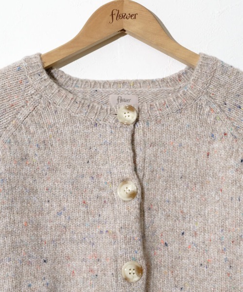 flower（フラワー）の「ポッピングファンシーニット（カーディガン/ボレロ・レディース・アイボリー/ベージュ・FREE）」の11枚目の写真
