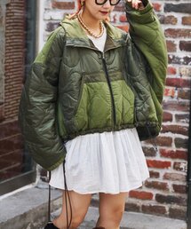 CIAOPANIC TYPY | 【etsinta】リバーシブル中綿ショートモンスタージャケット(ダウンジャケット/コート)