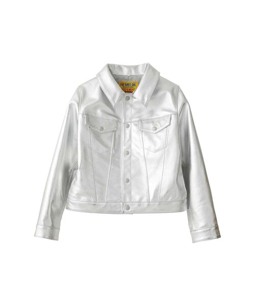 HYSTERIC ROLLERSワッペン ショートレザーブルゾン（その他アウター