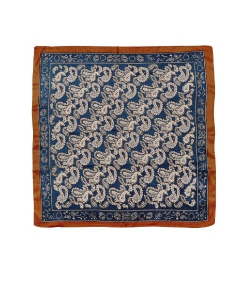 KOBE LETTUCE(コウベレタス)の「70×70サイズ 大判スカーフ(バンダナ/スカーフ・レディース・ホワイト系1/ホワイト系/オレンジ系/ブルー系/ブラック系・FREE)」の14枚目の写真