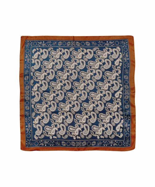 KOBE LETTUCE(コウベレタス)の「70×70サイズ 大判スカーフ(バンダナ/スカーフ・レディース・ホワイト系1/ホワイト系/オレンジ系/ブルー系/ブラック系・FREE)」の19枚目の写真