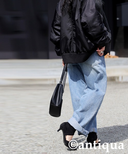 antiqua(アンティカ)の「ポインテッドトゥパンプス(パンプス・レディース・ブラック・25/24/23)」の6枚目の写真