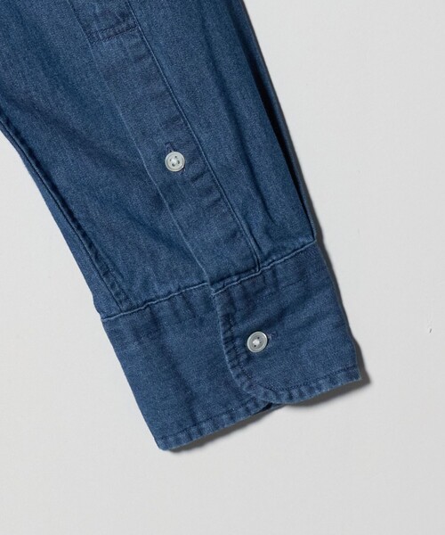 A DAY IN THE LIFE UNITED ARROWS(アデイインザライフユナイテッドアローズ)の「インディゴ ツイル カッタウェイカラーシャツ<A DAY IN THE LIFE>(シャツ/ブラウス・メンズ・コバルトブルー/ロイヤルブルー/ブラック・XL/S/M/L)」の7枚目の写真