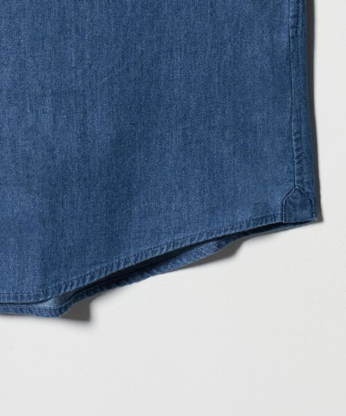 A DAY IN THE LIFE UNITED ARROWS(アデイインザライフユナイテッドアローズ)の「インディゴ ツイル カッタウェイカラーシャツ<A DAY IN THE LIFE>(シャツ/ブラウス・メンズ・コバルトブルー/ロイヤルブルー/ブラック・XL/S/M/L)」の8枚目の写真