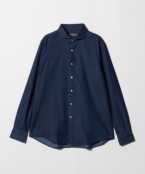 A DAY IN THE LIFE UNITED ARROWS(アデイインザライフユナイテッドアローズ)の「インディゴ ツイル カッタウェイカラーシャツ<A DAY IN THE LIFE>(シャツ/ブラウス・メンズ・コバルトブルー/ロイヤルブルー/ブラック・XL/S/M/L)」の10枚目の写真
