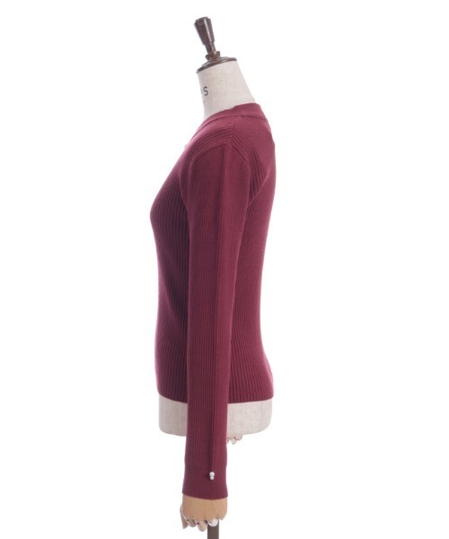 axes femme（アクシーズファム）の「ランダムビジュー装飾ニット（ニット/セーター・レディース・ブラック/ワイン/ラベンダー/ホワイト・FREE）」の15枚目の写真