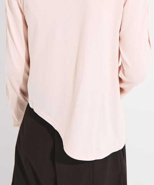 STUDIOUS(ステュディオス)の「【STUDIOUS/ステュディオス】SHOULDER SNAP LONG SLEEVE TEE/ショルダースナップロングTシャツ(Tシャツ/カットソー・レディース・ブラック/ピンク/ホワイト・FREE)」の18枚目の写真