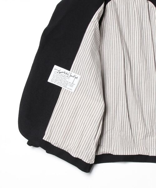 my beautiful landlet(マイビューティフルランドレット)の「【my beautiful landlet】 BISHU WOOL OVERSIZE JACKET(テーラードジャケット・メンズ・グレー/チャコールグレー/ブラック/ネイビー・0/1)」の13枚目の写真