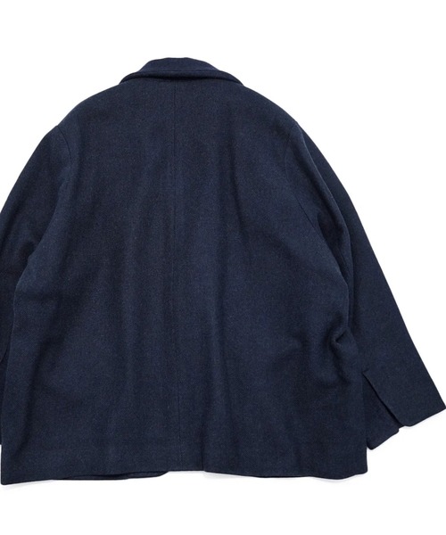 my beautiful landlet(マイビューティフルランドレット)の「【my beautiful landlet】 BISHU WOOL OVERSIZE JACKET(テーラードジャケット・メンズ・グレー/チャコールグレー/ブラック/ネイビー・0/1)」の15枚目の写真