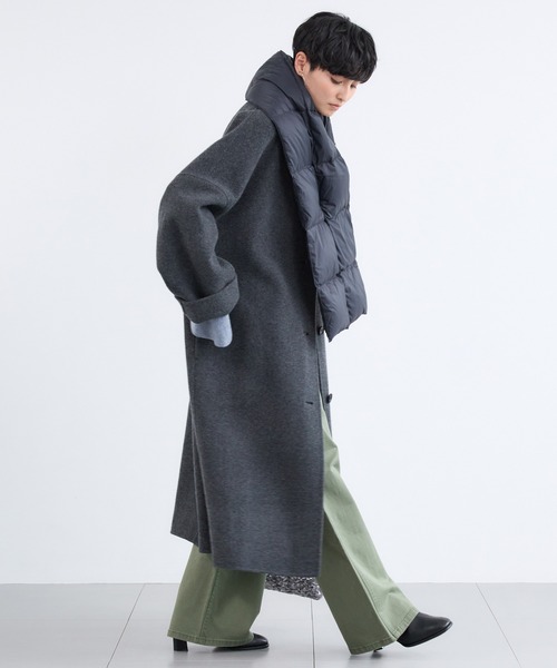 セール】BARNYARDSTORM / メルトンロングコート【JAPAN FABRIC