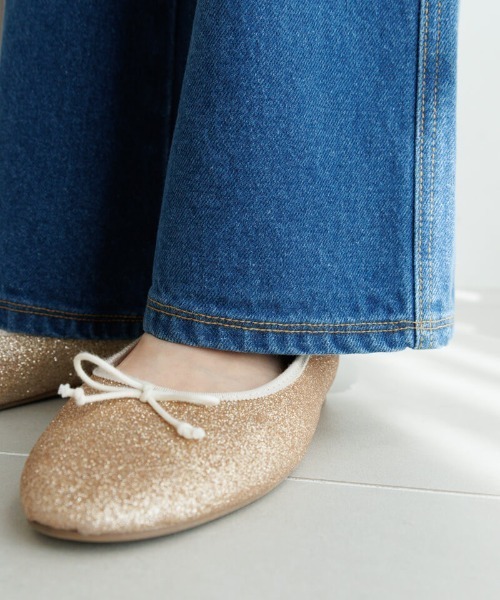 flower（フラワー）の「デイリーフレアデニム（デニムパンツ・レディース・ネイビー/ブルー・SMALL/MEDIUM）」の11枚目の写真