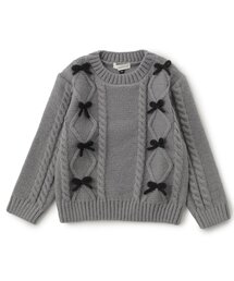 Seraph | 【ジュニア対応】カラバリリボンニットトップス(ニット/セーター)