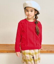 Seraph | 【ジュニア対応】カラバリリボンニットトップス(ニット/セーター)