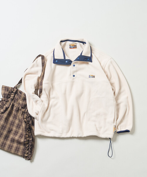 セール】配色 フリース アノラックプルオーバー（ブルゾン）｜FREAK'S