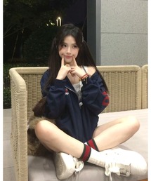 CHEER（チアー）の「ロゴジップパーカー（パーカー・レディース）」