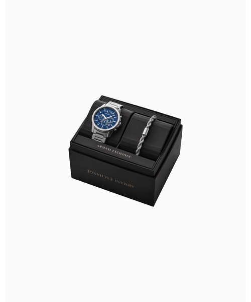 ARMANI EXCHANGE(アルマーニエクスチェンジ)の「【A|X アルマーニ エクスチェンジ】ステンレススチールベルトウォッチ(バタフライ)BANKS_AX7176SET(アナログ腕時計・メンズ・その他1・FREE)」の3枚目の写真