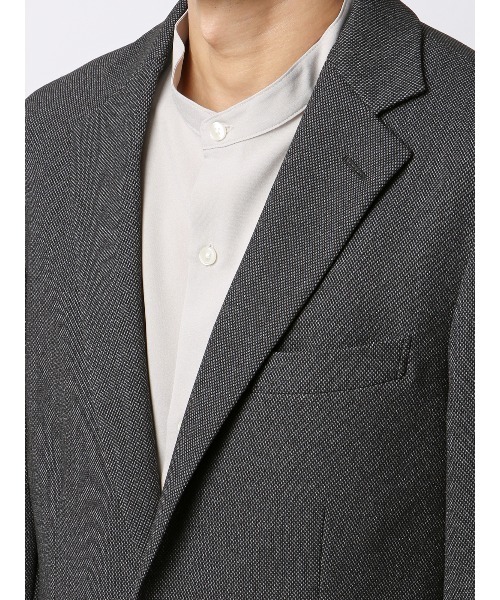 SUIT SQUARE（スーツスクエア）の「スマみえジャケット ウォッシャブル ストレッチ 防シワ CROSS MOVA バーズアイ（スーツジャケット・メンズ・グレー/ネイビー・SS/S/M/L/LL/3L）」の19枚目の写真