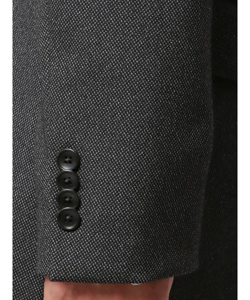 SUIT SQUARE（スーツスクエア）の「スマみえジャケット ウォッシャブル ストレッチ 防シワ CROSS MOVA バーズアイ（スーツジャケット・メンズ・グレー/ネイビー・SS/S/M/L/LL/3L）」の20枚目の写真