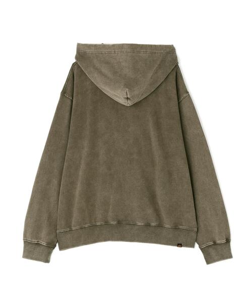 Alpha Industries（アルファインダストリーズ）の「Alpha Industries/アルファインダストリーズ/SNOW WASH ZIP HOODIE/スノー ウォッシュ ジップ フーディー（パーカー・メンズ・ネイビー/その他5/グレー/ブラック/オリーブ系・L/M/S/XL/2XL）」の17枚目の写真