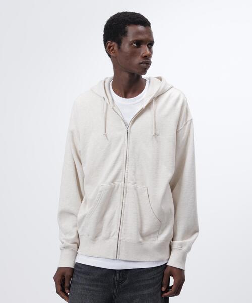 Alpha Industries（アルファインダストリーズ）の「Alpha Industries/アルファインダストリーズ/SNOW WASH ZIP HOODIE/スノー ウォッシュ ジップ フーディー（パーカー・メンズ・ネイビー/その他5/グレー/ブラック/オリーブ系・L/M/S/XL/2XL）」の15枚目の写真
